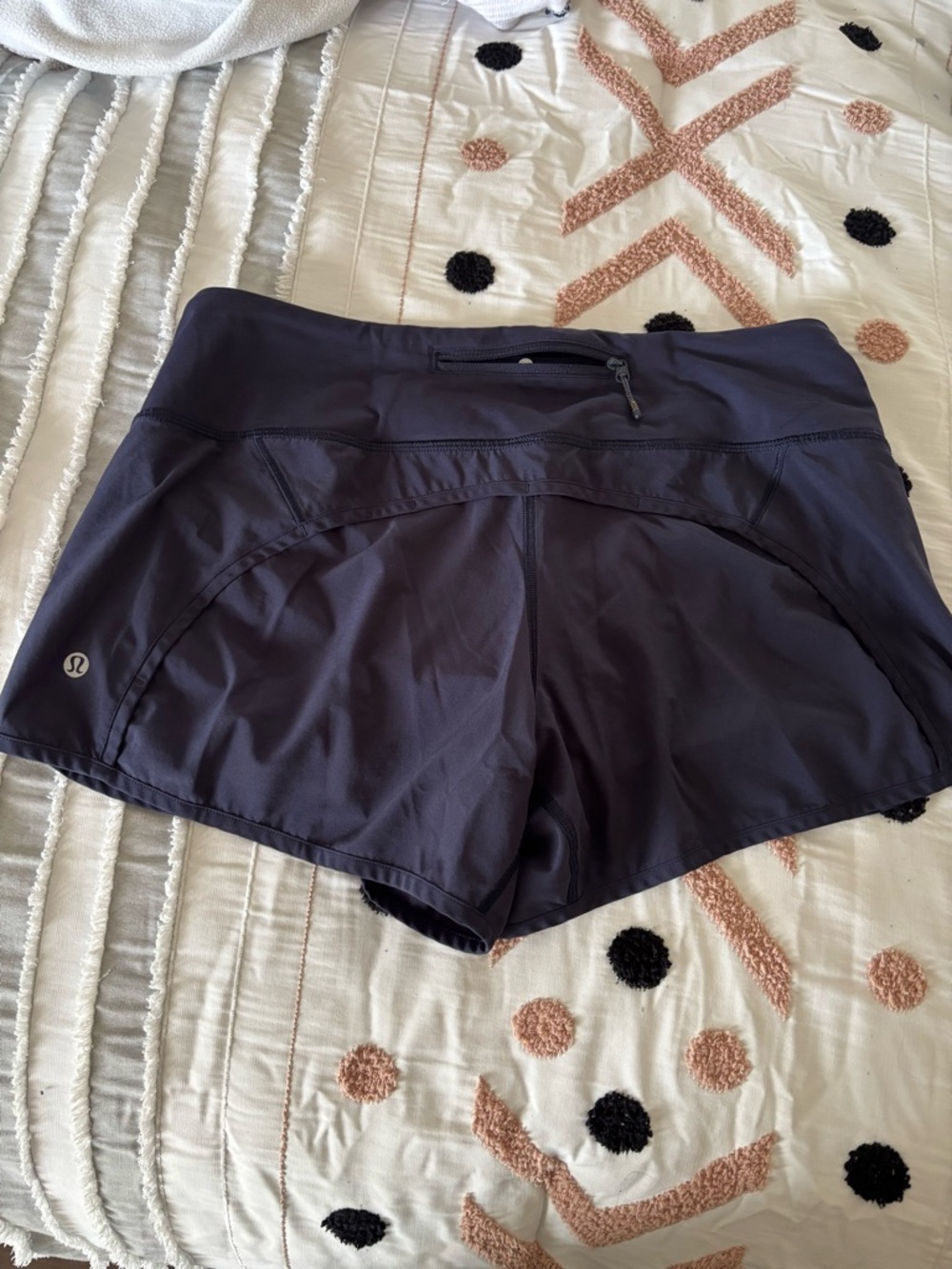 Navy Lululemon shorts